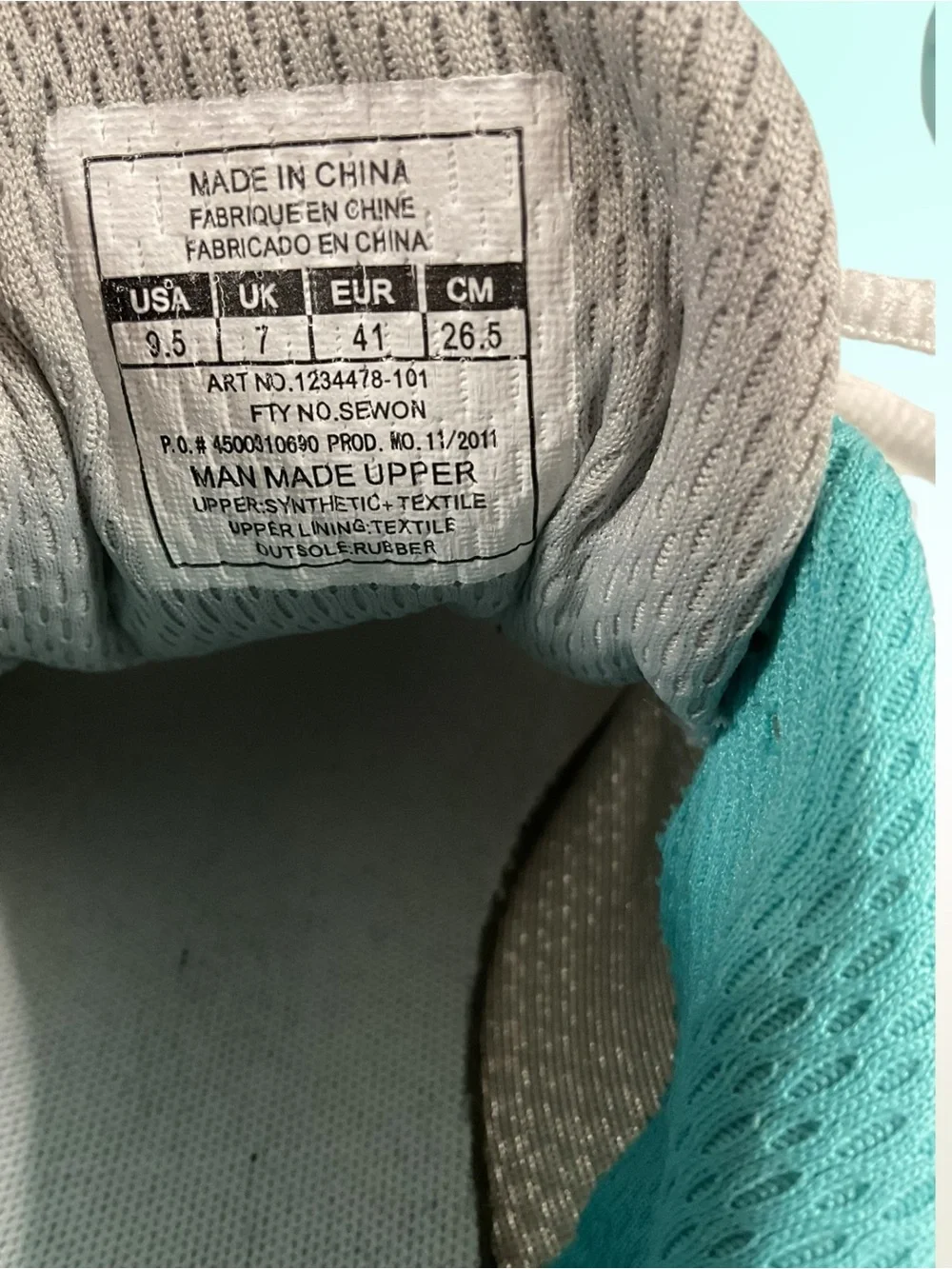 Under Armour Micro G Toxic Six Women’s Gray/Teal Athletic Running Shoes  Sz 9.5M